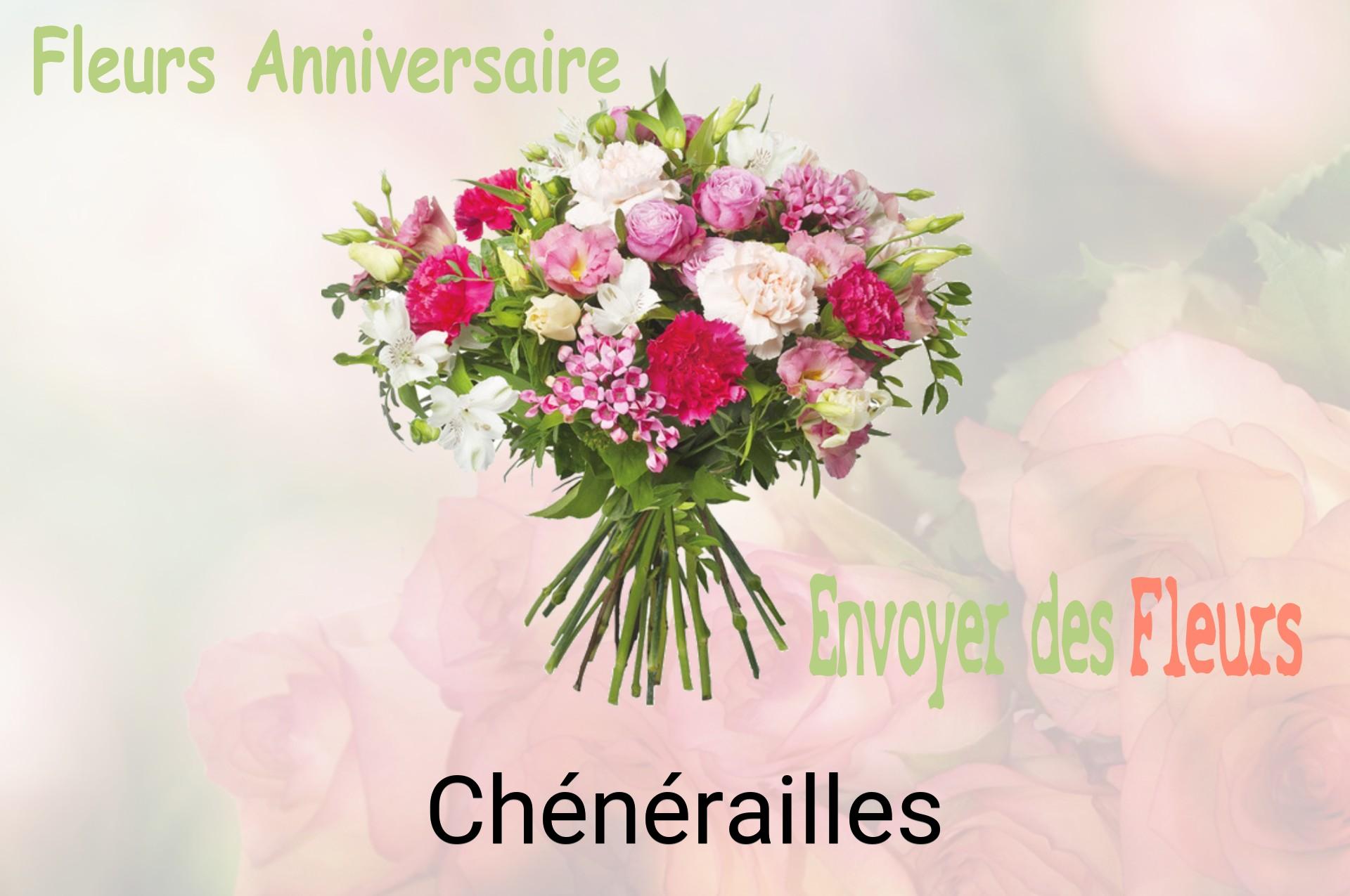 Bouquet de fleurs d’anniversaire livré à Chénérailles