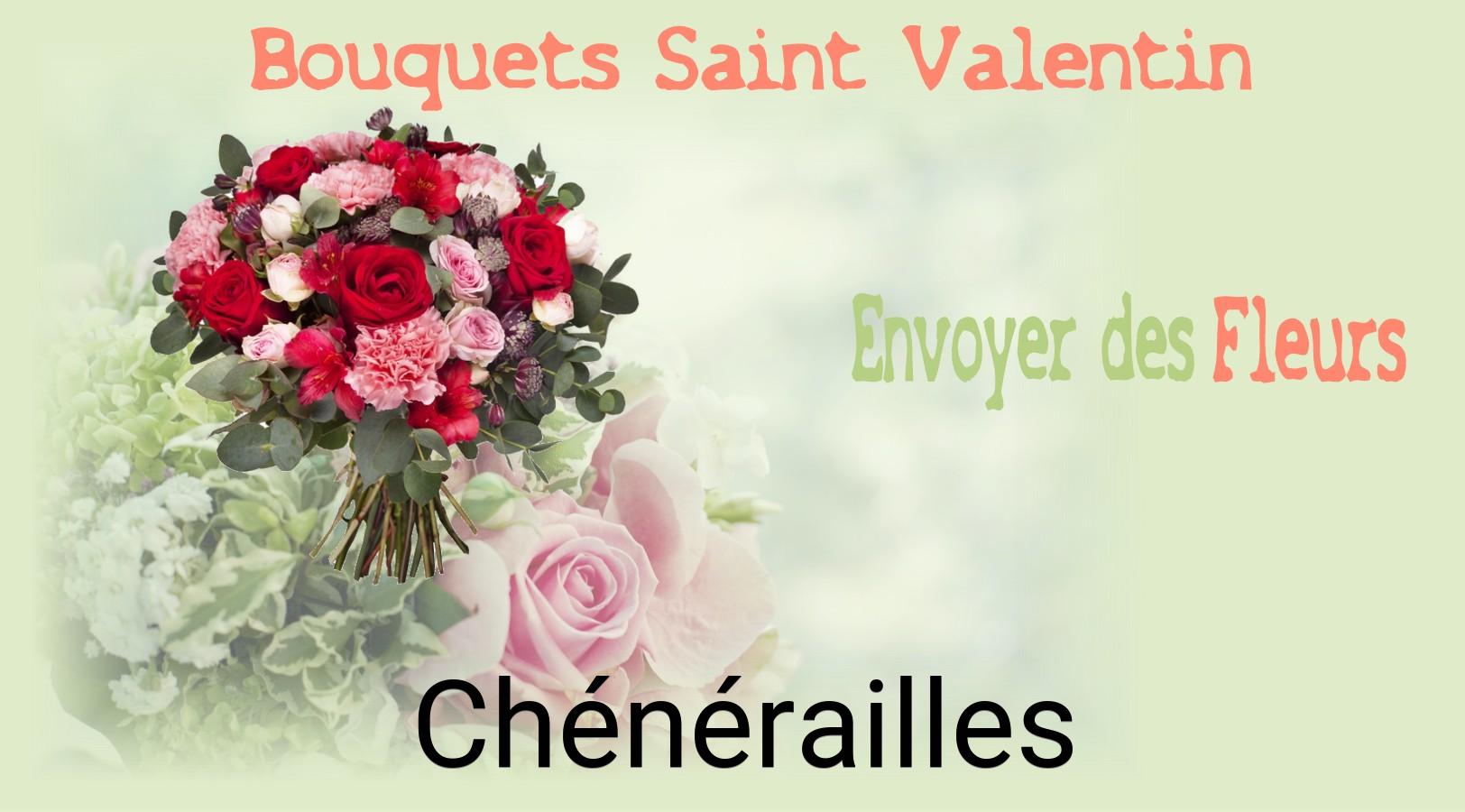 Roses de Saint-Valentin livrées à Chénérailles